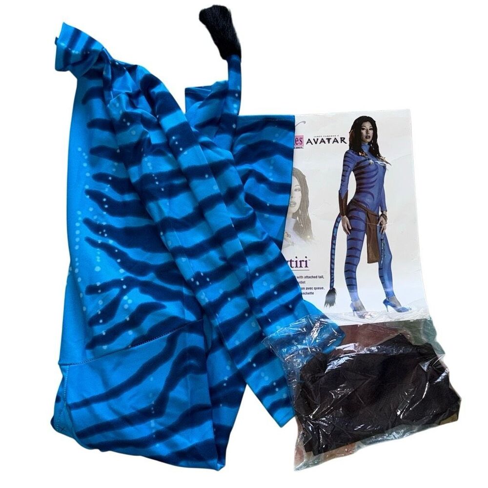 Avatar EUC Halloween Costume For Women Size Small 3pc Set W/ Bodysuit Neytiri